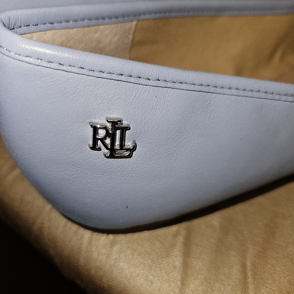 Ralph Lauren Jayna Bow Detail Leather Ballet Flats, women's size 9, NWOT - Picture 2 of 7